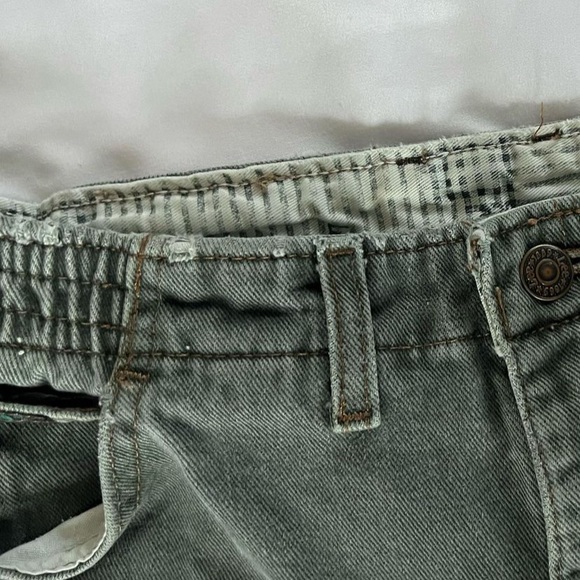 Vintage Dark Sage Green Lee Jeans - Picture 6 of 6